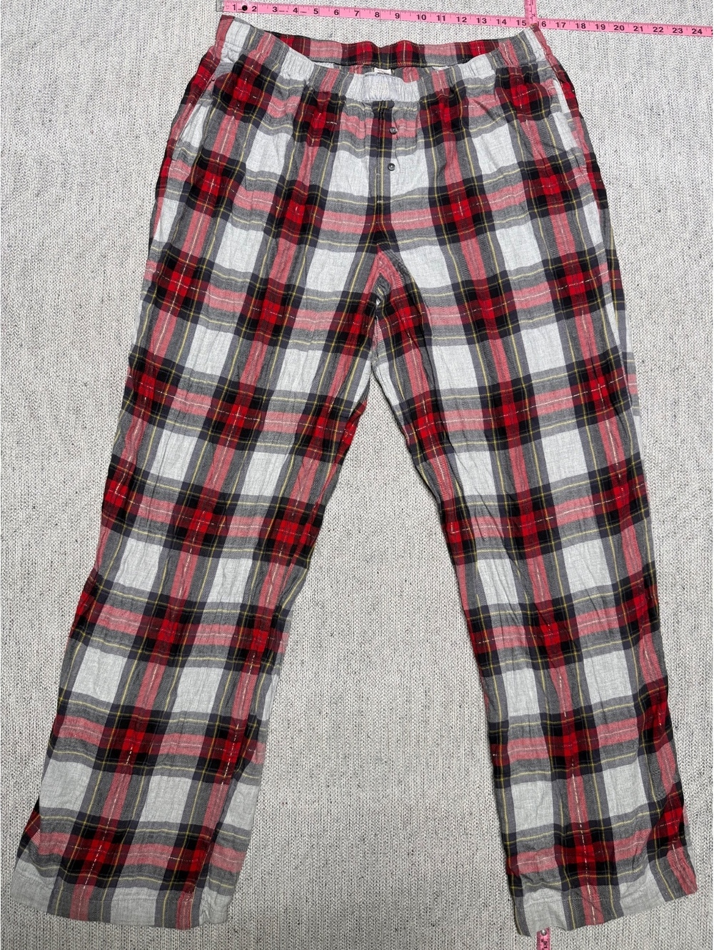 Victoria's Secret Plaid Flannel Pajama Pants Large Regular